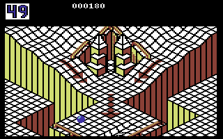 Marble Madness screenshot 4 for Commodore 64